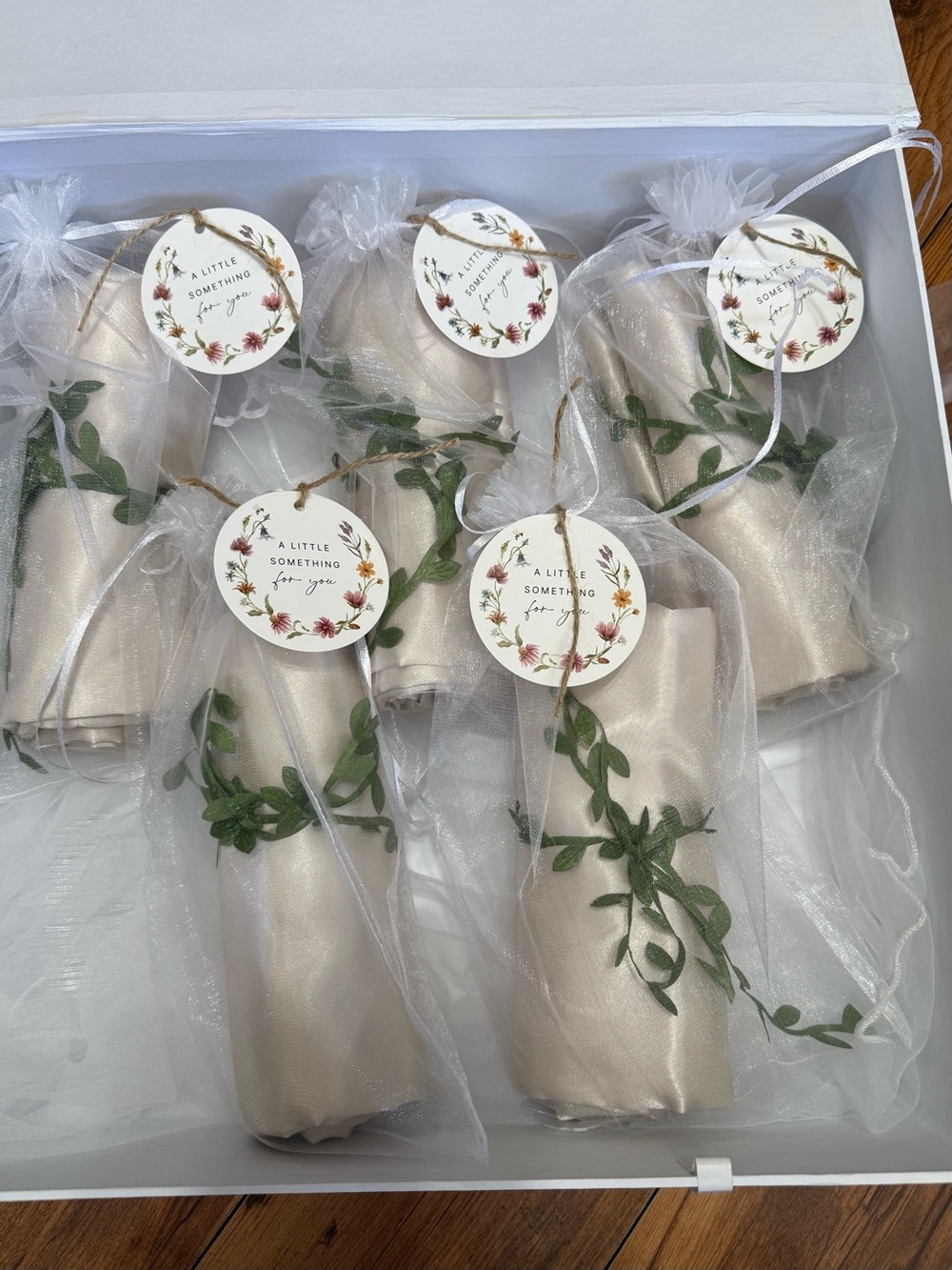 5 Set Satin Pillowcases Party Favors Bridal Shower Giveaways